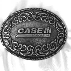 Case IH silver Belt Buckle